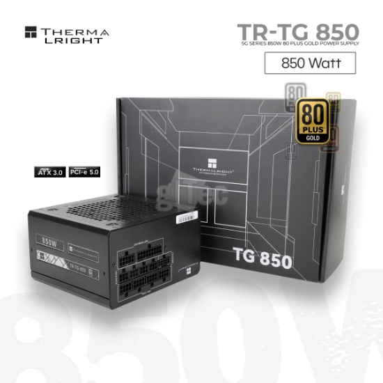 Picture of POWER SUPPLY THERMALRIGHT TR-TG 850 (sleeved cable) 850W 80+ Gold modular PSU