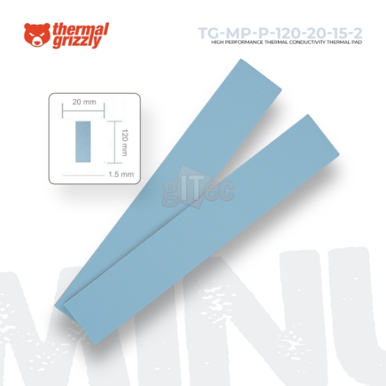 სურათი თერმო ბალიში Thermal Grizzly Minus Pad Pro TG-MP-P-120-20-15-2 120x20x1.5mm