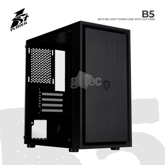 სურათი ქეისი 1STPLAYER B5 B5-M-BK MIDI-Tower BLACK