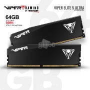 სურათი მეხსიერება PATRIOT Viper Elite 5 Ultra VEU564G6432K DDR5 64GB 6400MHZ BLACK
