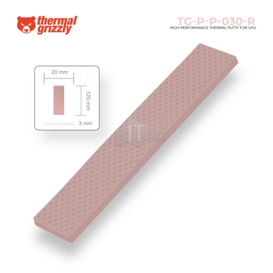 Picture of Thermal Pad Thermal Grizzly Minus Pad 8 120x30x1 mm TG-MP8-120-20-30-1