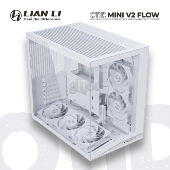 სურათი ქეისი LIAN LI O11D MINI V2 FLOW G99.O11DMIV2FW.00 MID-TOWER WHITE