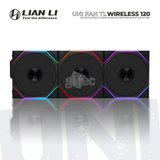 სურათი ქეისის ქულერი LIAN LI UNI FAN TL Wireless Reverse Blade G99.12RTL1W3B.00 BLACK