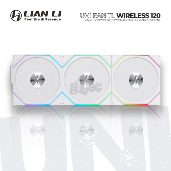 Picture of CASE FAN LIAN LI UNI FAN TL Wireless Reverse Blade G99.12RTL1W3W.00 WHITE