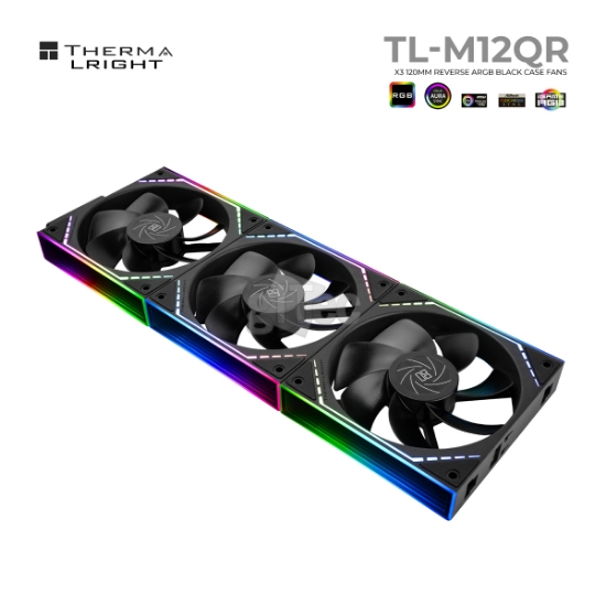 სურათი ქეისის ქულერი THERMALRIGHT TL-M12QR X3 A-RGB BLACK