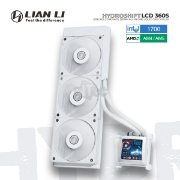 Picture of WATER COOLING SYSTEM LIAN LI Hydroshift AIO 360S LCD G89.GHSLCD36SW.00 WHITE