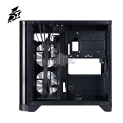 სურათი ქეისი 1STPLAYER UV5 UV5-BK-2FC7R-1FC7 MIDI-TOWER BLACK
