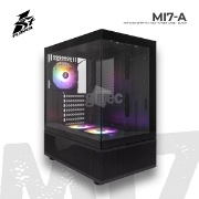 Picture of CASE 1STPLAYER MI7-A Mi7-A-BK-2F7R-1F7 MIDI-TOWER BLACK