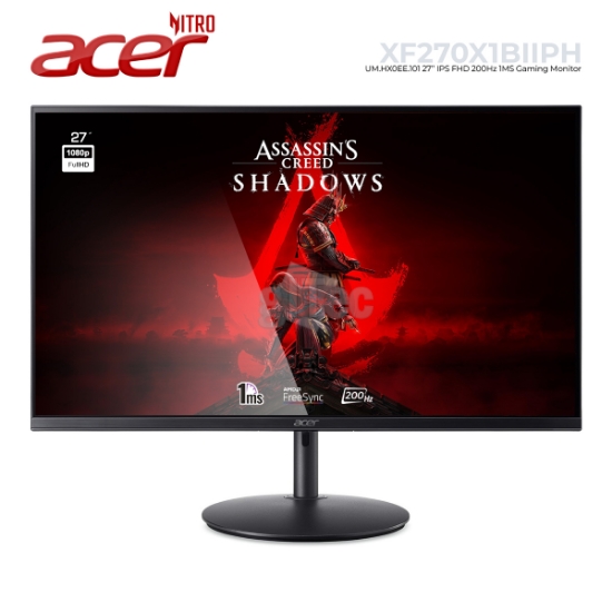 სურათი მონიტორი ACER NITRO XF270X1BIIPH 27" FHD IPS 200Hz 1MS BLACK