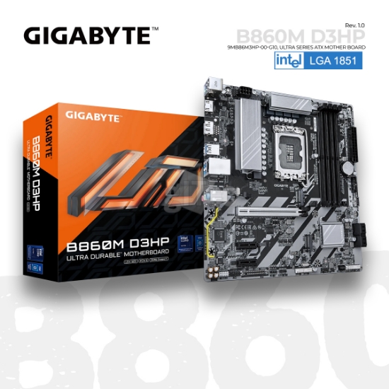 სურათი დედა დაფა GIGABYTE B860M D3HP 9MB86M3HP-00-G10 LGA1851 ATX