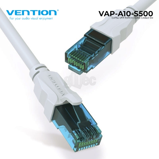 სურათი VENTION VAP-A10-S500 CAT5e UTP Patch Cord Cable 5M Blue
