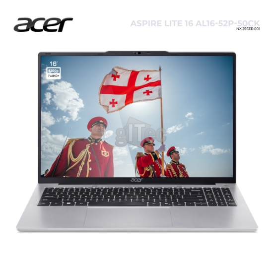 სურათი ნოუთბუქი ACER ASPIRE LITE AL16-52P-50CK 16" FHD+ IPS i5-1334U 16GB DDR5 512GB SSD PURE SILVER