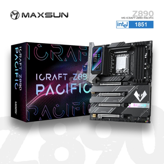 სურათი დედა დაფა MAXSUN iCraft Z890 PACIFIC DDR5 LGA 1851 ATX