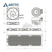Picture of WATER COOLING SYSTEM ARCTIC LIQUID FREEZER III PRO 360 ACFRE00180A