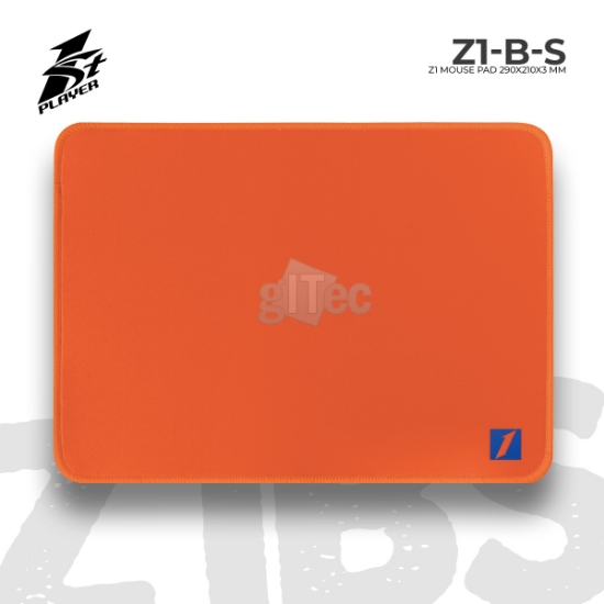სურათი მაუსპადი 1STPLAYER Z1-B-S 290x210mm - ORANGE