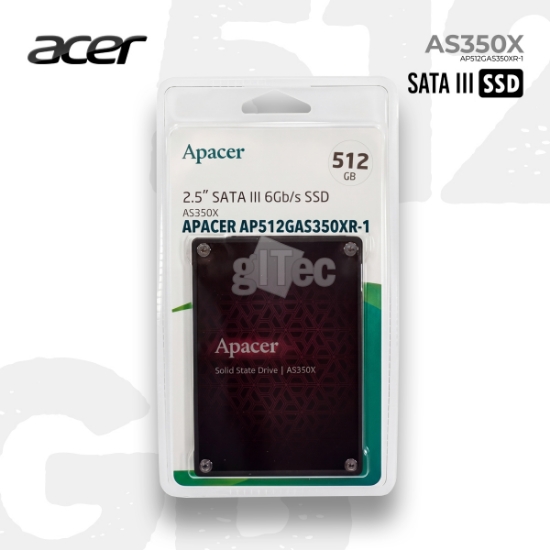 სურათი SSD APACER AP512GAS350XR-1 AS350X 512GB SATA III