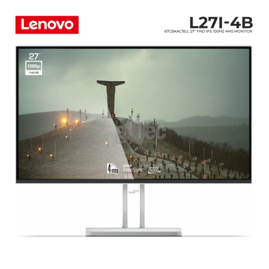 Picture of MONITOR LENOVO L27i-4B 67CBKAC1EU 27" IPS FHD 100Hz 4MS GRAY