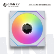 სურათი ქეისის ქულერი LIAN LI UNI FAN SL-INF WIRELESS 140 Reverse White G99.14RSLIN1W1W.00 1-Pack White