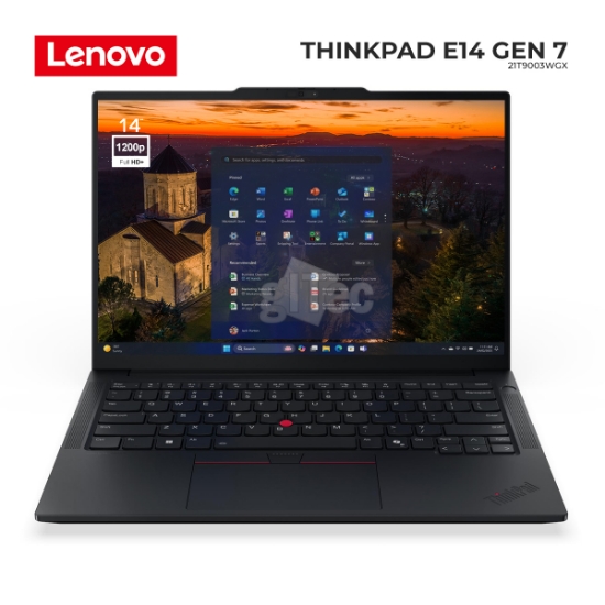 სურათი ნოუთბუქი LENOVO THINKPAD E14 Gen 7 21T9003WGX 14" Core 5 16GB DDR5 512GB SSD M.2 BLACK