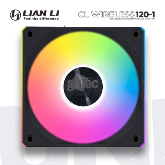 სურათი ქეისის ქულერი LIAN LI UNI FAN CL WIRELESS 120-1 BLACK REVERSE BLADE G99.12RCL1W1B.00 BLACK