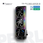 სურათი თხევადი გაგრილების სისტემა THERMAL RIGHT PEERLESS VISION 360 ARGB BLACK