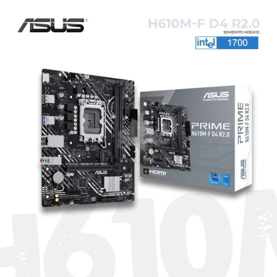 სურათი დედა დაფა ASUS PRIME H610M-F D4 R2.0 90MB1H70-M0EAY0 LGA1700 MATX
