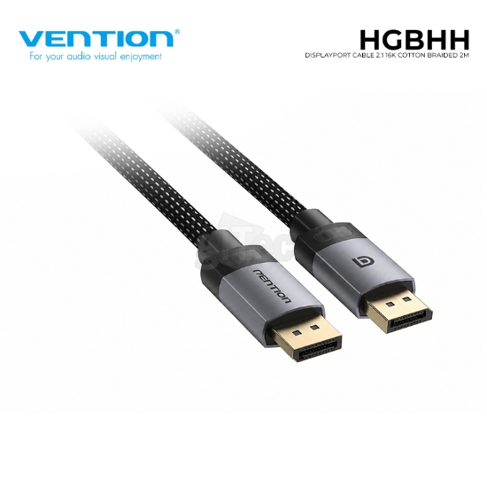 სურათი VENTION HGBHH Displayport 2.1 16K Cotton Braided 2M