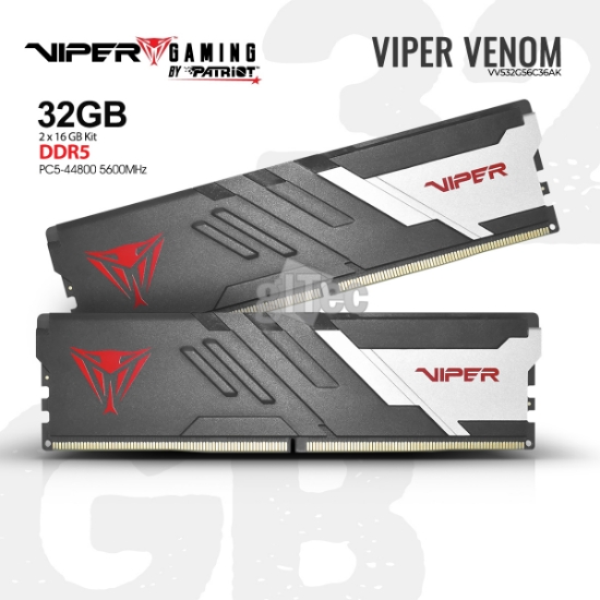 სურათი მეხსიერება PATRIOT VIPER VENOM DDR5 VV532G56C36AK DDR5 32GB 5600MHZ