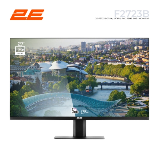 სურათი მონიტორი 2E F2723B 2E-F2723B-01.UA 27" FHD IPS 5MS 75HZ BLACK